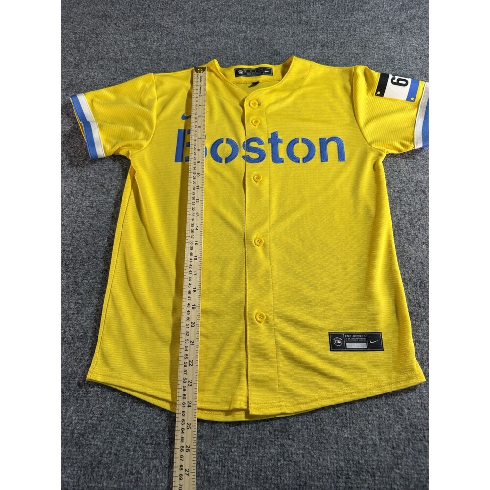 Boston Red Sox Nike City Connect Yellow Youth Jersey – Size M - Excellent - Picture 2 of 7
